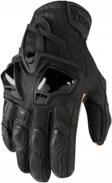 Manusi scurte Icon Hypersport Short culoarea Negru marimea XL