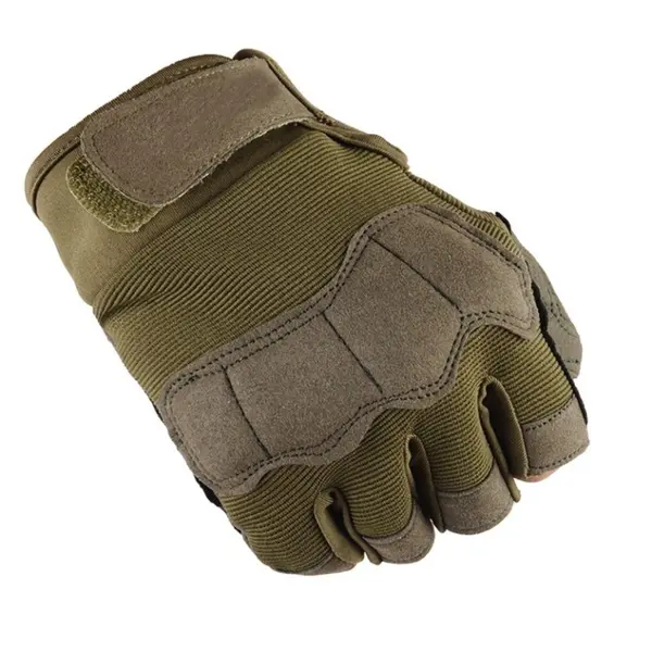 Manusi Sport, Fitness, CrossFit, Ciclism, Alpinism, Camuflaj Army, Forest Green, Marimea XL