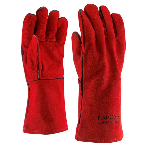 Mănuși sudură șpalt bovină si bumbac Rock Safety Flamefox-R-GA roșu mărimea 10 Mănuși sudură șpalt bovină si bumbac Rock Safety Flamefox-R-GA roșu mărimea 10
