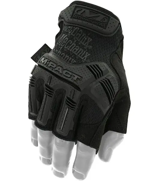 Manusi tactice M-Pact® Fingerless Mechanix Wear - NEGRU / M