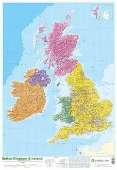 Map of UK and Ireland, Poster/***