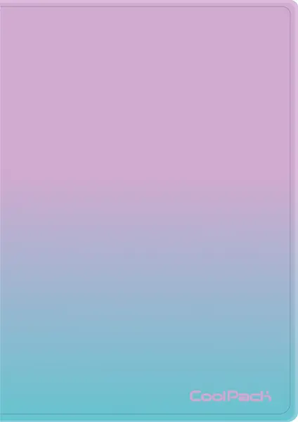 Mapa cu 20 de buzunare Cool Pack - A4, Gradient Blueberry
