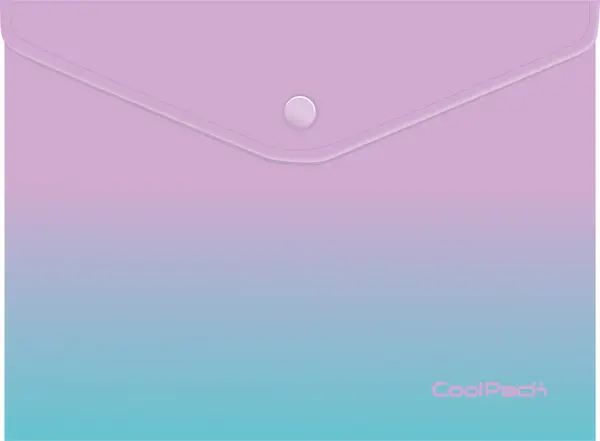 Mapa cu buton Cool Pack - A4, Gradient Blueberry