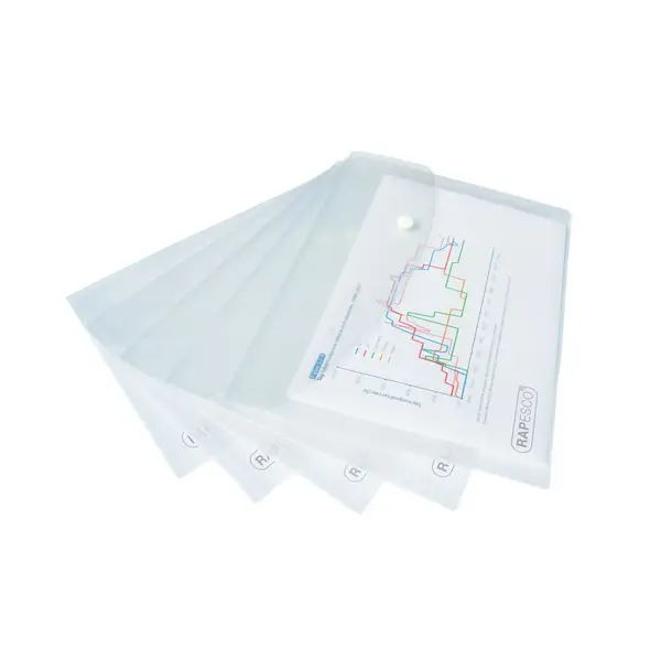 Mapa cu capsa A5 transparenta 25 buc/set Mapa cu capsa A5 transparenta 25 buc/set