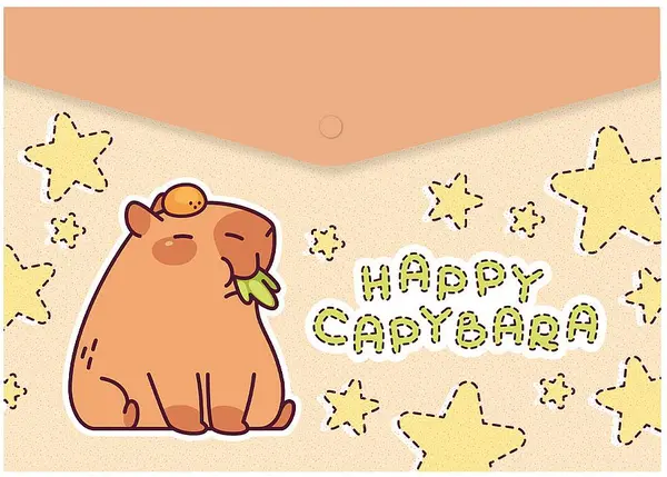 Mapă cu capsă Spree Capybara - A4, sortiment