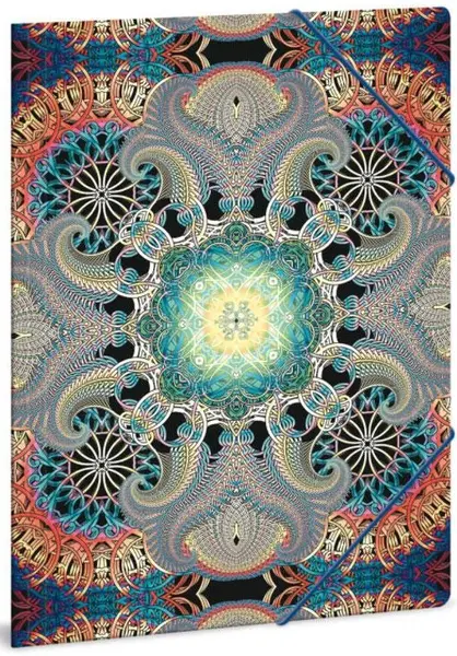Mapa cu elastic Ars Una Mandala - Line, A5
