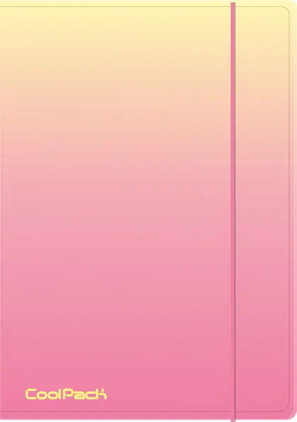 Mapa cu elastic Cool Pack - A4, Gradient Peach