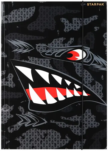 Mapă cu elastic Starpak Shark - A4, sortiment