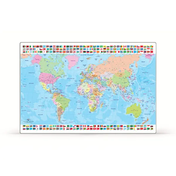 Mapa de birou 60x40cm, Lumea, Koh-I-Noor