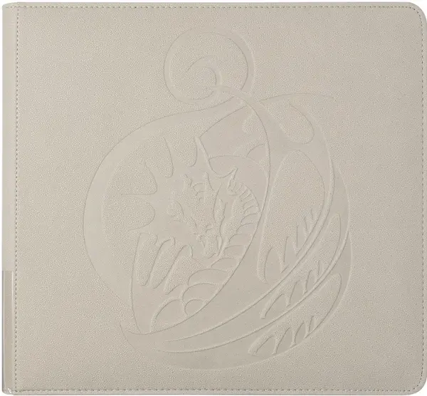 Mapă de stocare cărți de joc Dragon Shield Zipster - Ashen White (XL)