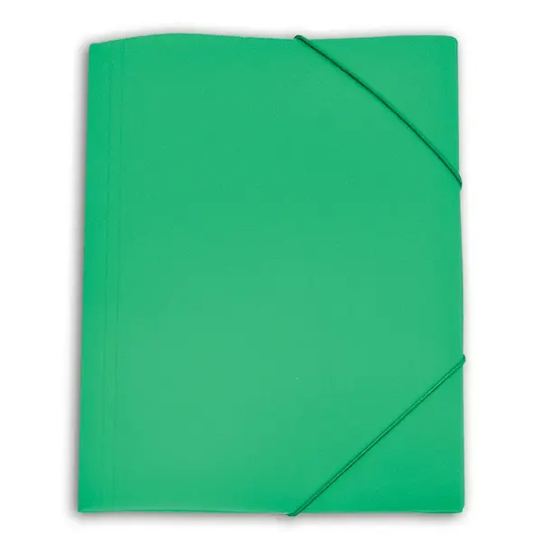 Mapa documente A4 cu elastic plastic Skag verde