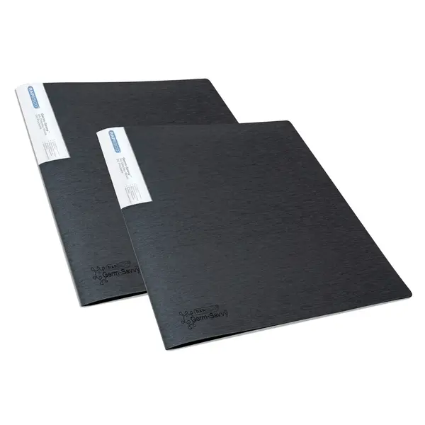 Mapa documente plastic negru 20 folii 2/set Rapesco Mapa documente plastic negru 20 folii 2/set Rapesco