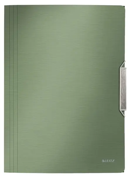 Mapa plastic A4 cu elastic verde Leitz Style Mapa plastic A4 cu elastic verde Leitz Style