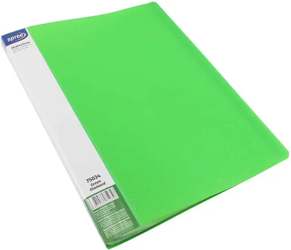 Mapa Spree Diamond - Cu 30 de buzunare, A4, verde