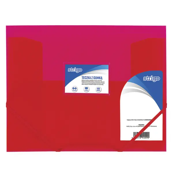 Mapa Strigo A4 cu elastic, roz , organizare colorata si practica