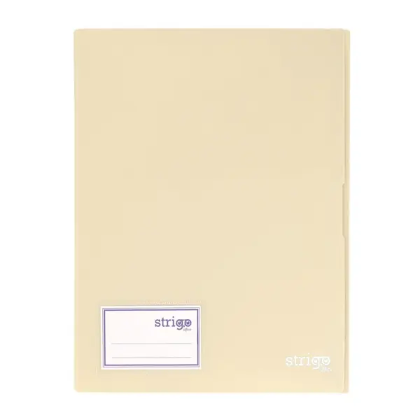 Mapa Strigo, PP, A4, 20 folii protectie, bej