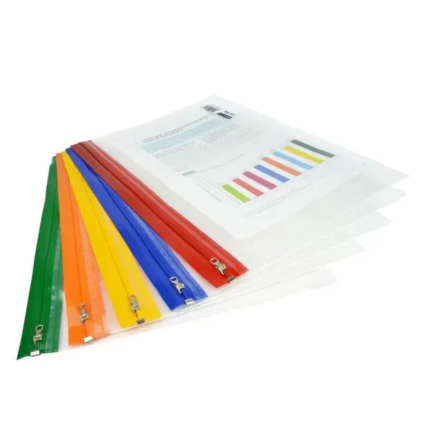 Mapa ZIP cu fermoar metaic A4 5 buc/set Rapesco Mapa ZIP cu fermoar metaic A4 5 buc/set Rapesco