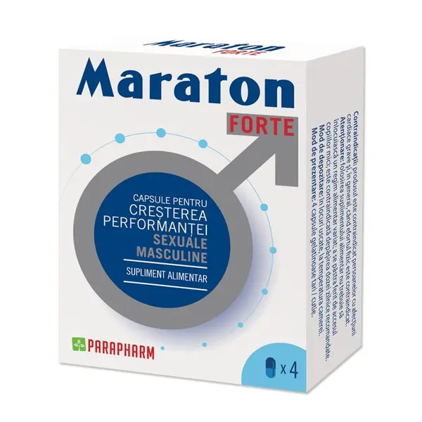 Maraton Forte 4 buc pentru îmbunătățirea performanțelor sexuale, Supliment alimentar