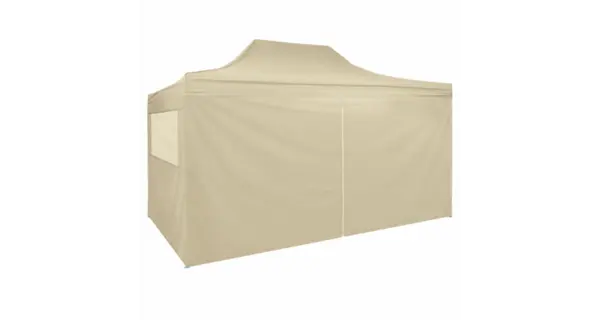 Marchiza pliabila, 4 pereti laterali, 3 x 4,5 m, crem