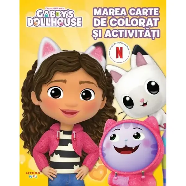 Marea carte de colorat si activitati, Litera, Gabbys Dollhouse