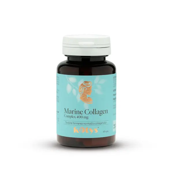 Marine Collagen Complex 400 mg -- 60 capsule pentru susținerea pielii si a oaselor, Kotys