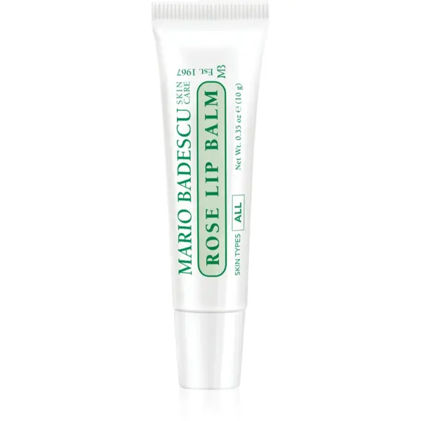 Mario Badescu Rose Lip Balm balsam de buze ultra nutritiv cu aromă de trandafiri 10 g