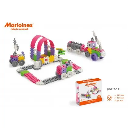 Marioinex Marioinex Waffle mini blocuri, 140 bucati, varsta peste 3 ani