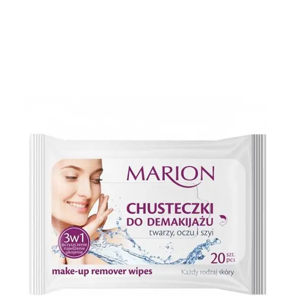 Marion Face, Eyes and Neck Make-Up Remover Wipes