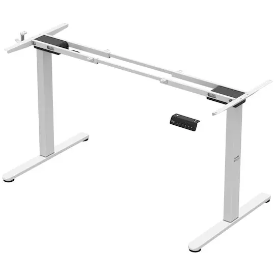 Mark Adler Cadru pentru birou, Mark Adler Xeno 4.5, cu inaltime reglabila electric, 72-118 cm, 3 Functii de Memorie, capacitate de sarcina 100 kg, Alb