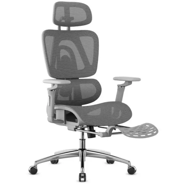 Mark Adler Scaun de birou ergonomic, Mark Adler Expert 7.9, sarcina maxima 150 kg, Gri