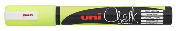 Marker cu creta Uniball – Galben