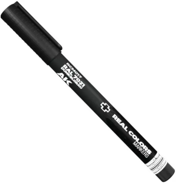 Marker cu vopsea acrilica AK Interactive - RAL DUNKELGRAU (RCM017)