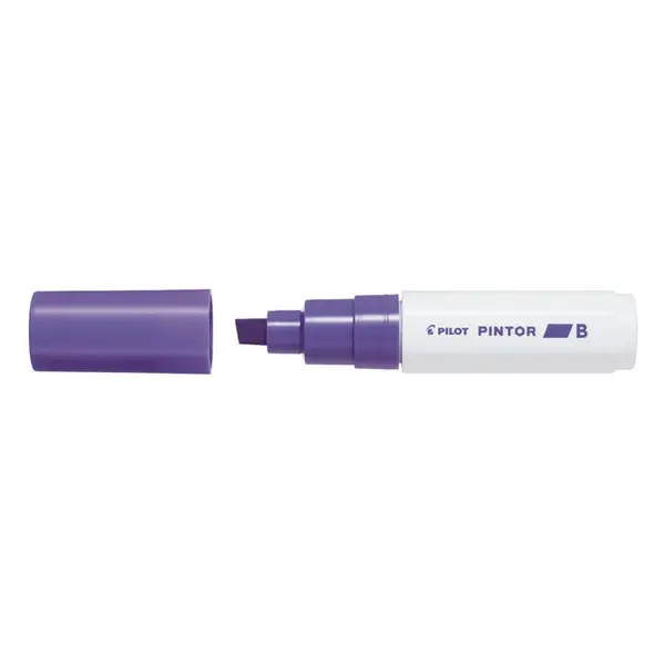 Marker cu vopsea Pilot Pintor B diverse culori 8 mm varf tesit Marker cu vopsea Pilot Pintor B diverse culori 8 mm varf tesit violet