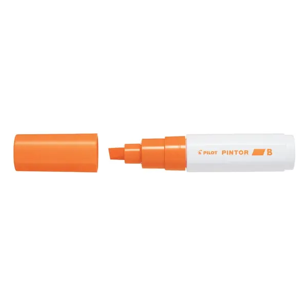 Marker cu vopsea Pilot Pintor B diverse culori 8 mm varf tesit Marker cu vopsea Pilot Pintor B diverse culori 8 mm varf tesit orange