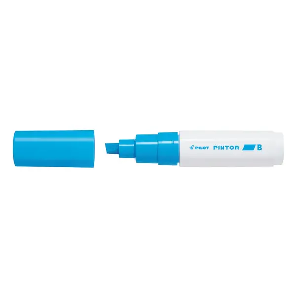 Marker cu vopsea Pilot Pintor B diverse culori 8 mm varf tesit Marker cu vopsea Pilot Pintor B diverse culori 8 mm varf tesit bleu
