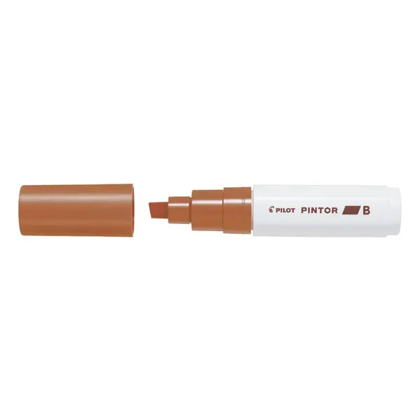 Marker cu vopsea Pilot Pintor B diverse culori 8 mm varf tesit Marker cu vopsea Pilot Pintor B diverse culori 8 mm varf tesit maro