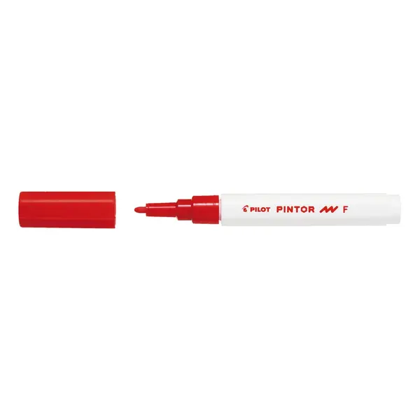 Marker cu vopsea Pilot Pintor F diverse culori 1 mm varf rotund Marker cu vopsea Pilot Pintor F diverse culori 1 mm varf rotund rosu