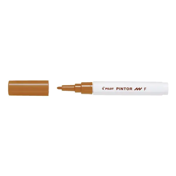 Marker cu vopsea Pilot Pintor F diverse culori 1 mm varf rotund Marker cu vopsea Pilot Pintor F diverse culori 1 mm varf rotund maro