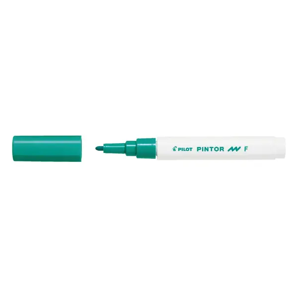 Marker cu vopsea Pilot Pintor F diverse culori 1 mm varf rotund Marker cu vopsea Pilot Pintor F diverse culori 1 mm varf rotund verde