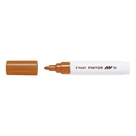 Marker cu vopsea Pilot Pintor M diverse culori 1.4 mm varf rotund Marker cu vopsea Pilot Pintor varf rotund 4.5 mm maro