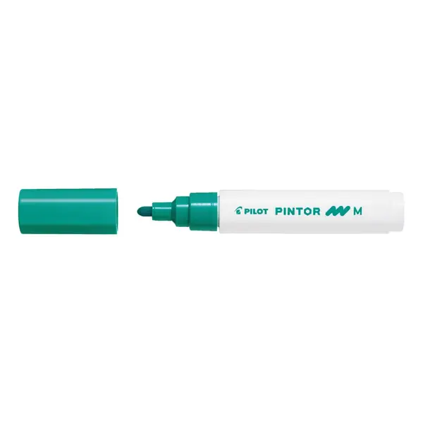 Marker cu vopsea Pilot Pintor M diverse culori 1.4 mm varf rotund Marker cu vopsea Pilot Pintor M diverse culori 1.4 mm varf rotund verde