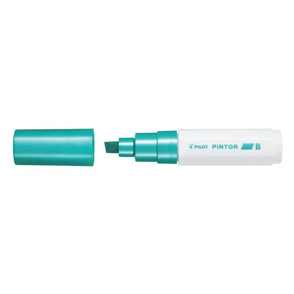 Marker cu vopsea Pilot Pintor Metalic B culori metalizate 8 mm varf tesit Marker cu vopsea Pilot Pintor Metalic B culori metalizate 8 mm varf tesit verde
