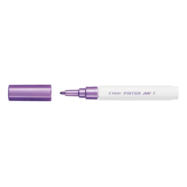 Marker cu vopsea Pilot Pintor Metalic diverse culori 1 mm varf rotund Marker cu vopsea Pilot Pintor Metalic diverse culori 1 mm varf rotund violet