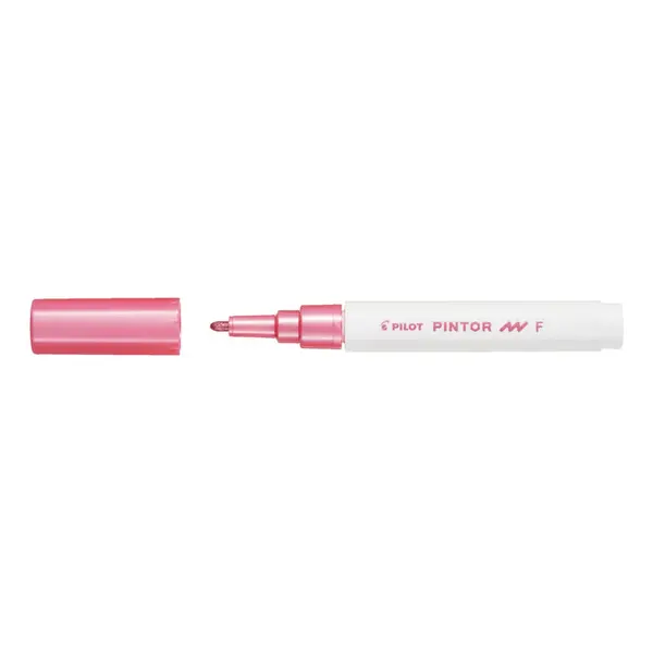 Marker cu vopsea Pilot Pintor Metalic diverse culori 1 mm varf rotund Marker cu vopsea Pilot Pintor Metalic diverse culori 1 mm varf rotund roz