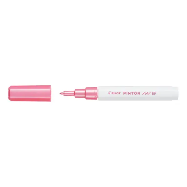 Marker cu vopsea Pilot Pintor Metalic EF culori metalizate 0.7 mm varf rotund Marker cu vopsea Pilot Pintor Metalic EF culori metalizate 0.7 mm varf rotund roz