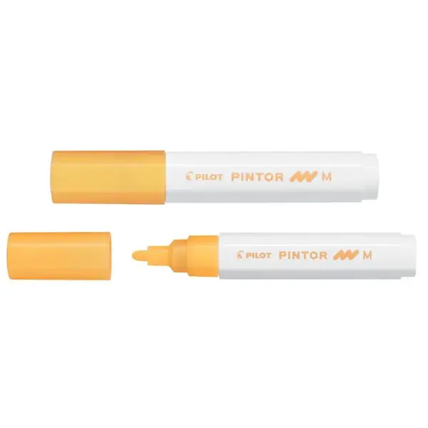 Marker cu vopsea Pilot Pintor Neon diverse culori 1.4 mm varf rotund Marker cu vopsea Pilot Pintor Neon diverse culori 1.4 mm varf rotund portocaliu deschis