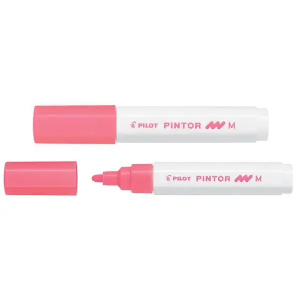 Marker cu vopsea Pilot Pintor Neon diverse culori 1.4 mm varf rotund Marker cu vopsea Pilot Pintor Neon diverse culori 1.4 mm varf rotund rosu