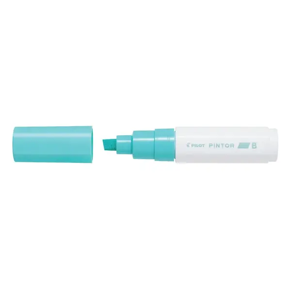 Marker cu vopsea Pilot Pintor Pastel culori pastelate 8 mm varf tesit Marker cu vopsea Pilot Pintor Metallic B culori metalizate 8 mm varf tesit verde