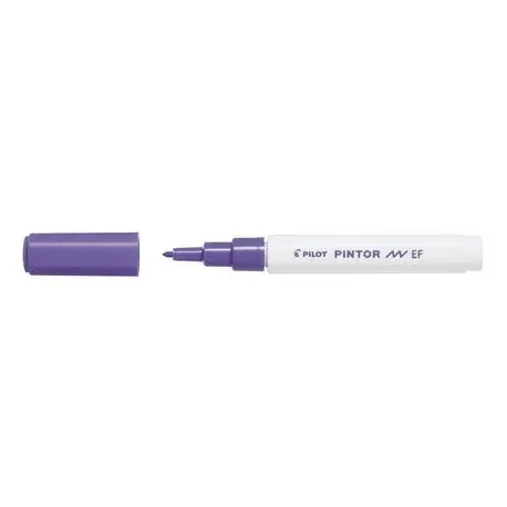 Marker cu vopsea Pilot Pintor Pastel EF culori pastelate 0.7mm Marker cu vopsea Pilot Pintor varf rotund 0.7 mm violet