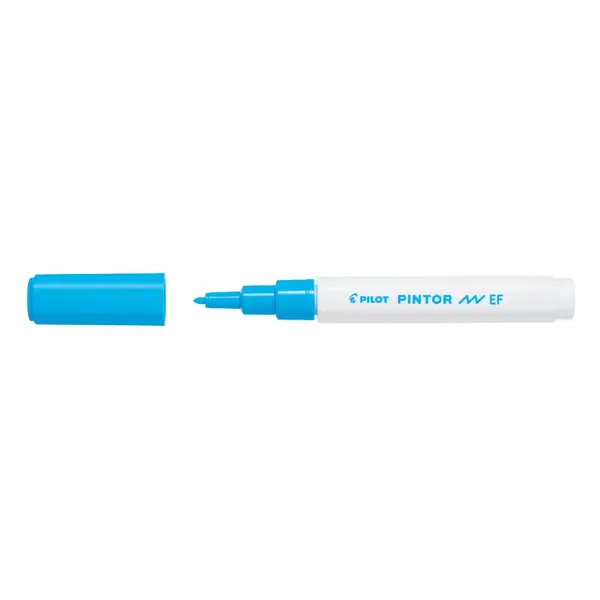Marker cu vopsea Pilot Pintor Pastel EF culori pastelate 0.7 mm varf rotund Marker cu vopsea Pilot Pintor Pastel EF culori pastelate 0.7 mm varf rotund bleu